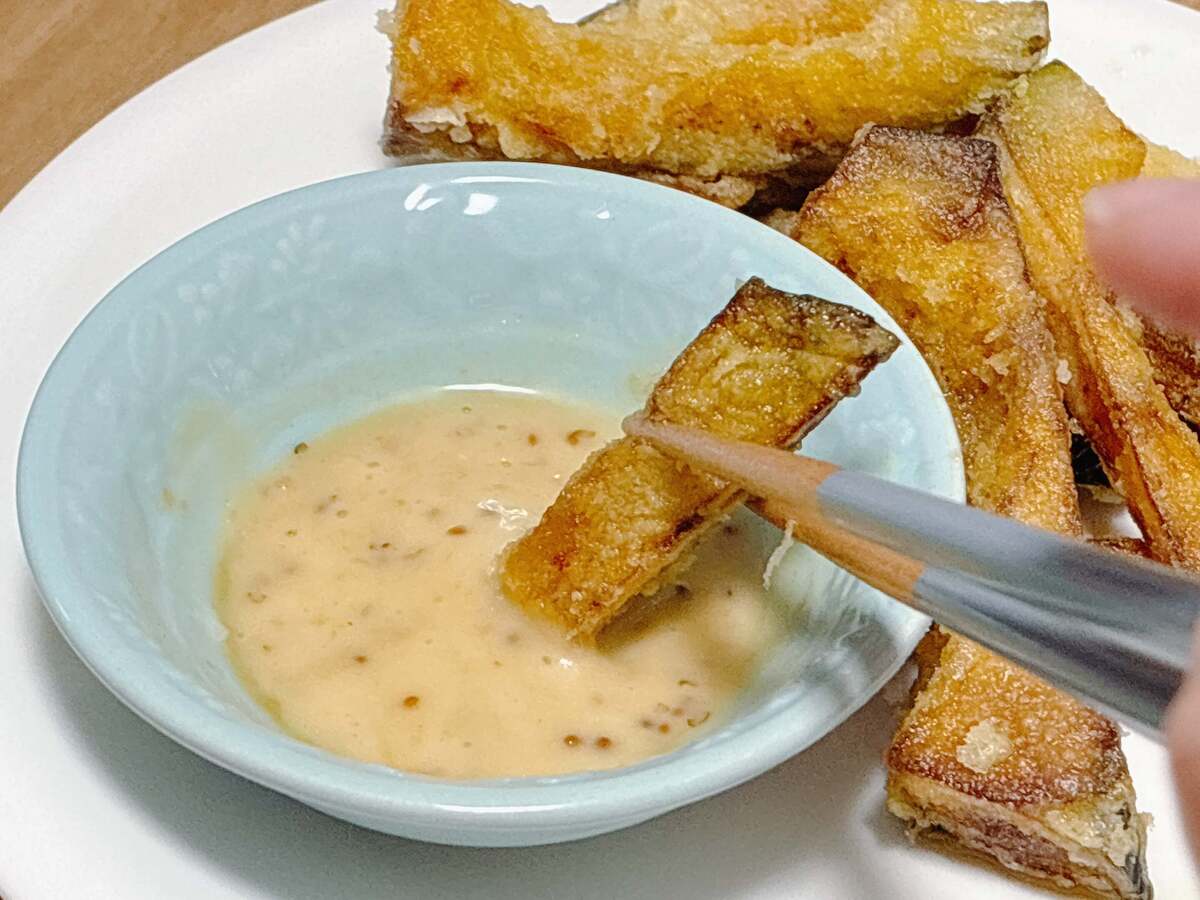 まりこさん「フライドかぼちゃ」