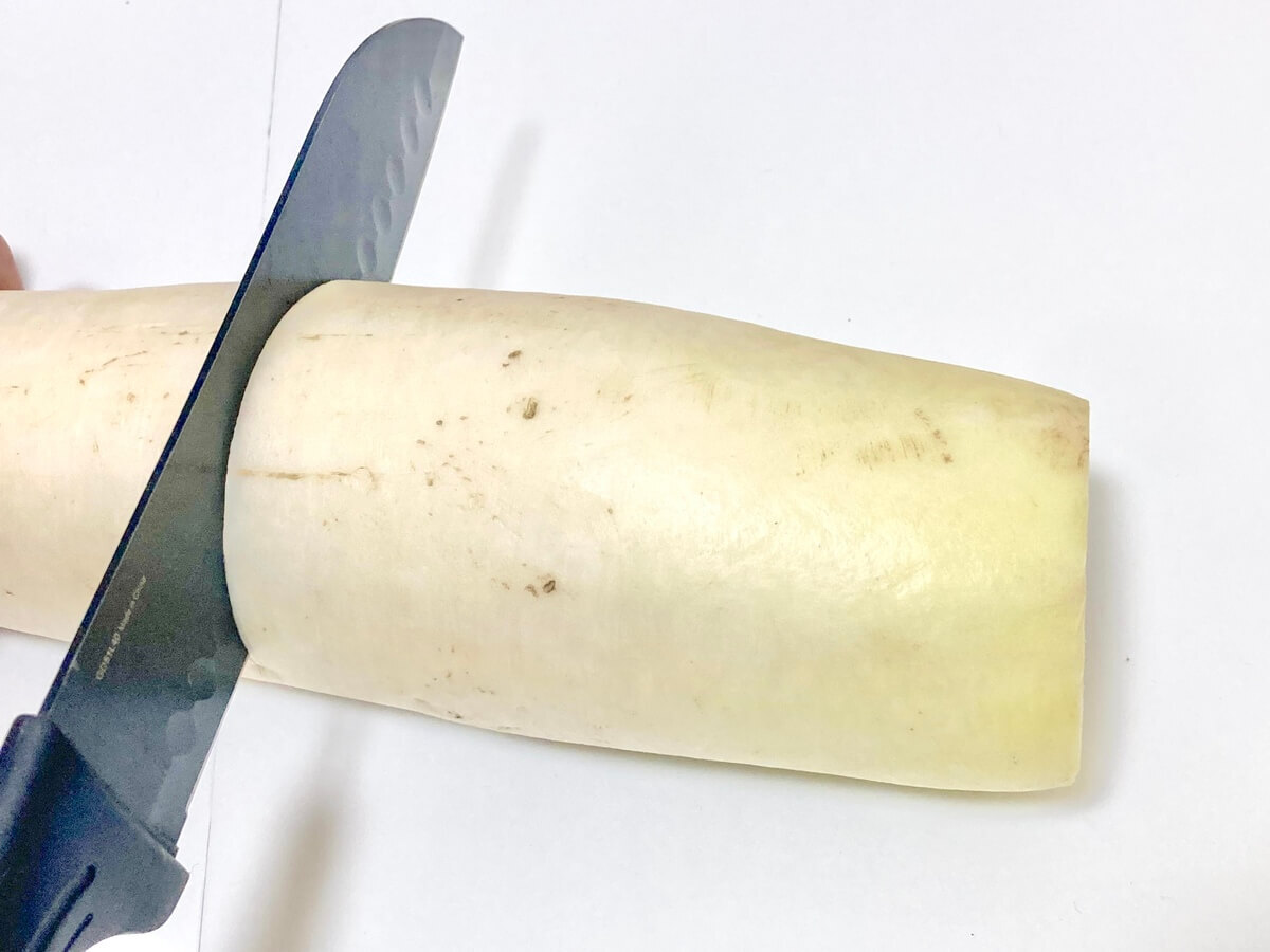 ぶよぶよ・シワシワ大根は、条件付きで食べられます