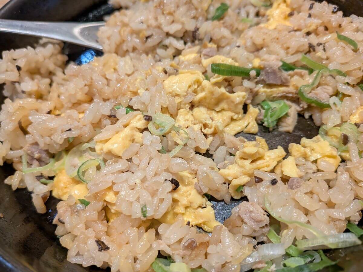 丸源ラーメン「鉄板玉子チャーハン」