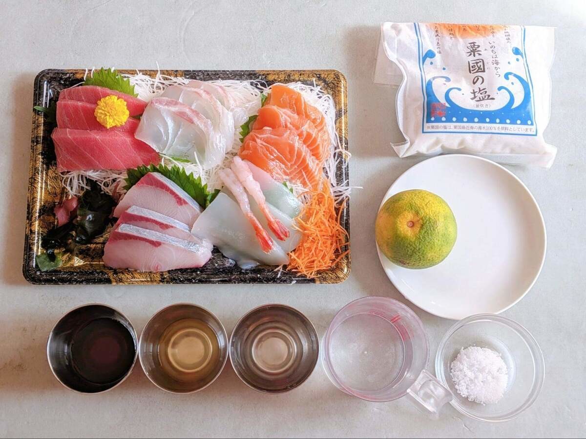 “刺身パック”がワンランクアップする裏ワザ