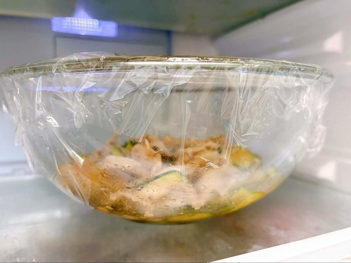 全農広報部「ズッキーニと豚しゃぶの梅マリネ」のレシピ