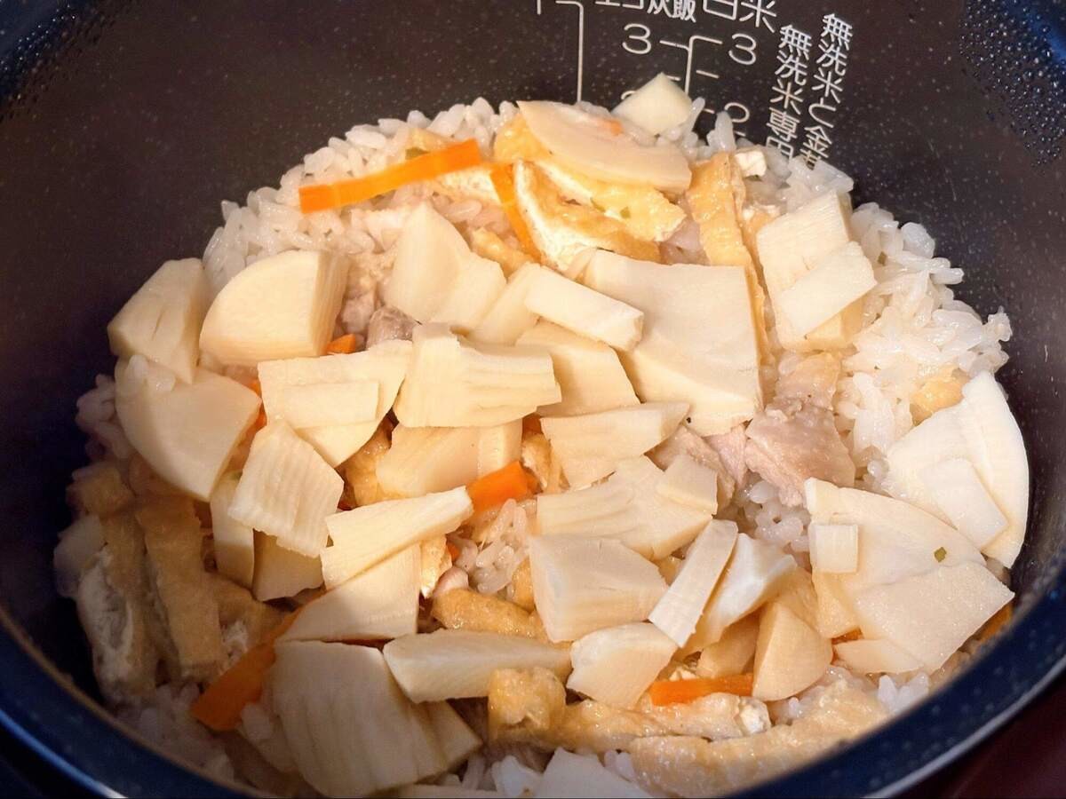 ヒガシマル醤油公式「たけのこごはん」のレシピ