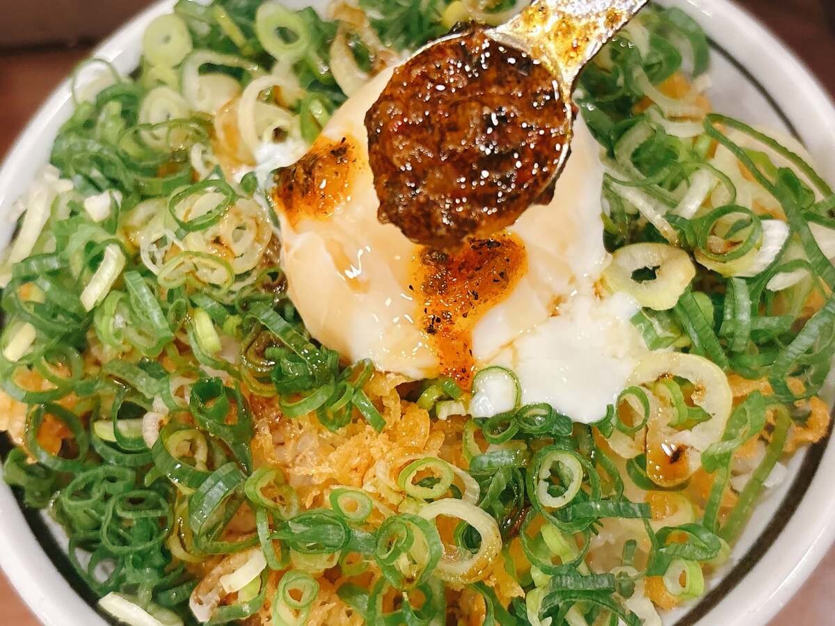 【丸亀製麺】天かす丼