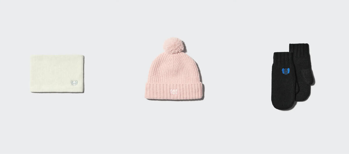 ユニクロ カウズコラボ ニット KAWS 冬用セーター 3色セット M