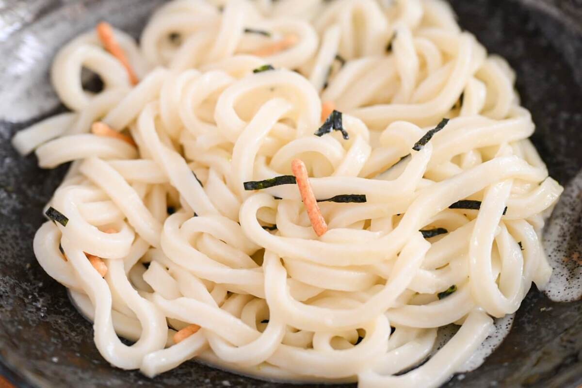 永谷園公式「お茶づけ和えうどん」のレシピ