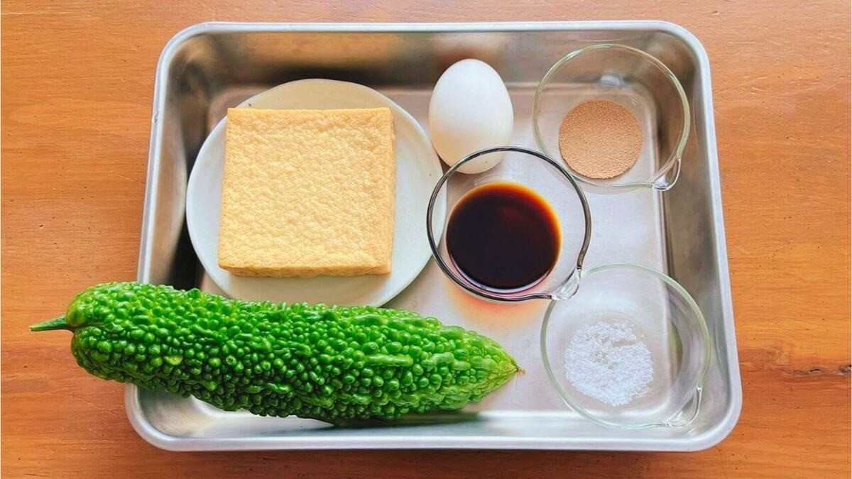 「厚揚げの爆速ゴーヤチャンプルー」