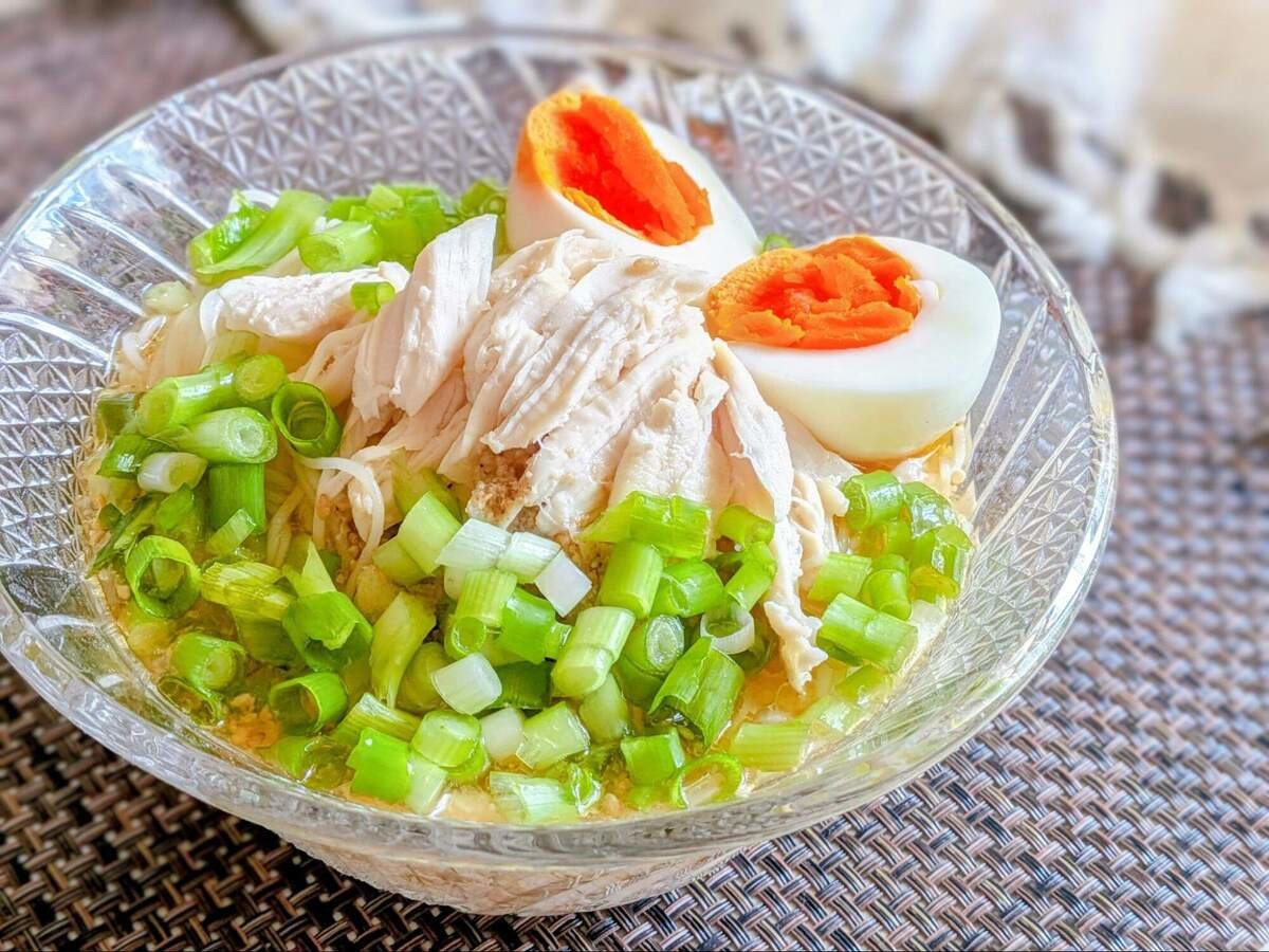 やみつき鶏塩そうめん