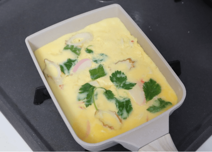 卵焼き器で茶碗蒸し