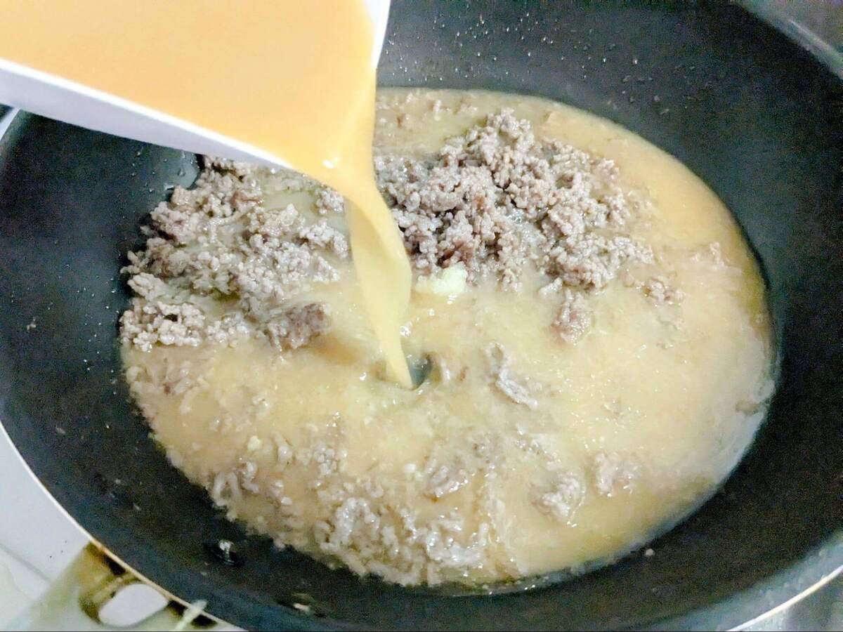 山本ゆりさん「肉みそ天津飯」