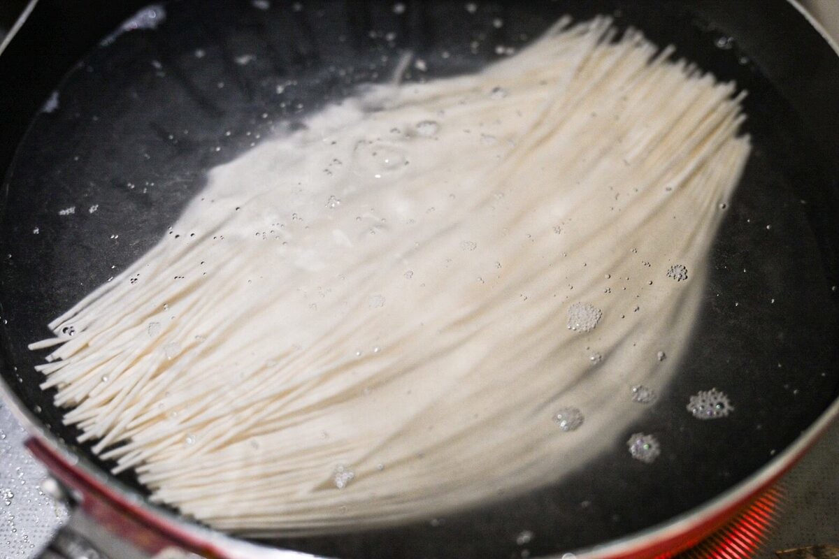 揚げなすそうめん