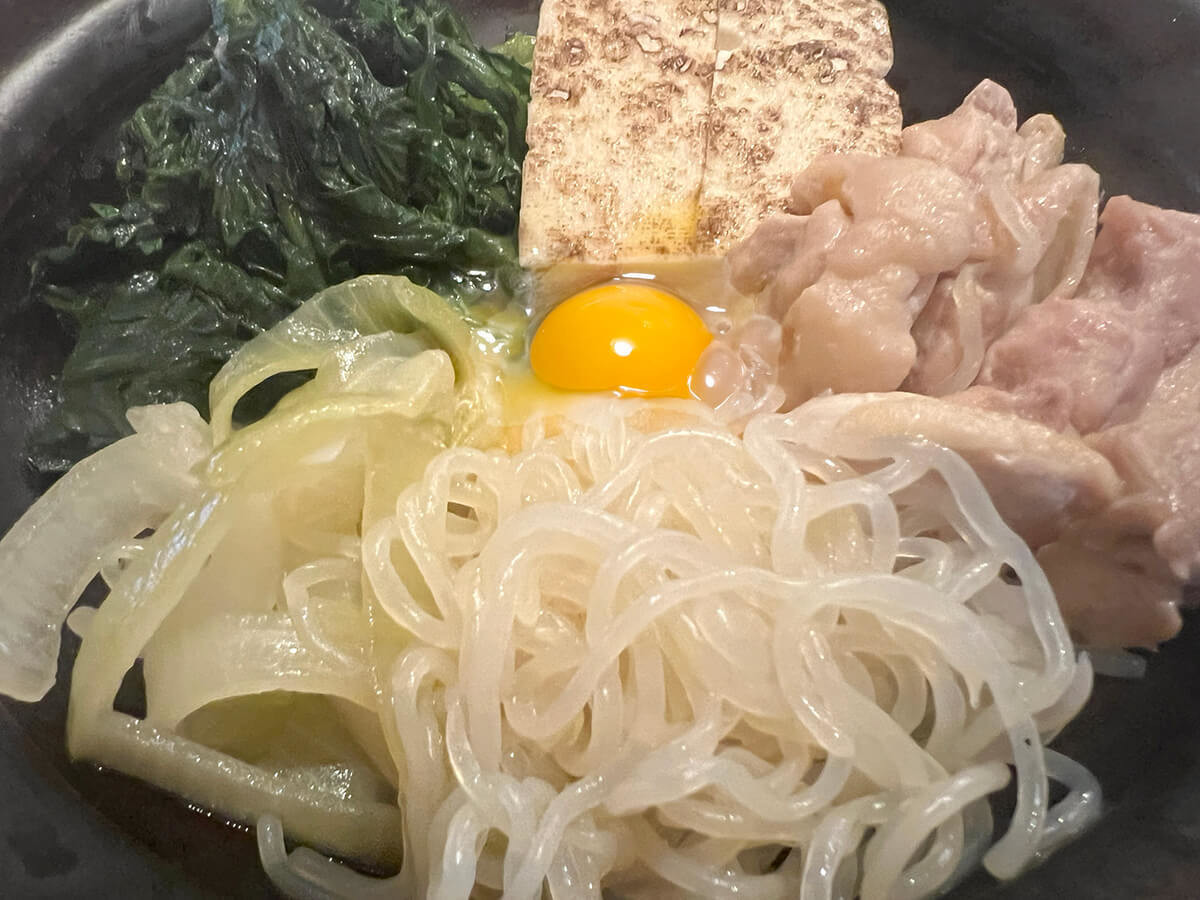 大原千鶴さん「鶏すき焼き」