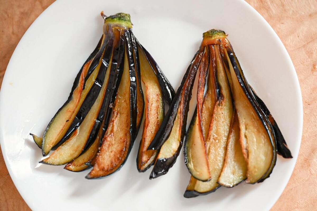 揚げなすそうめん