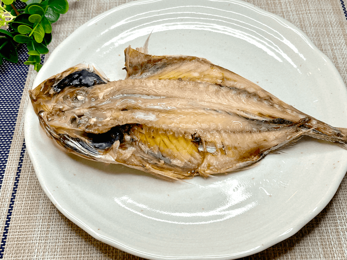 村上祥子さん「電子レンジでアジの干物を焼く方法」