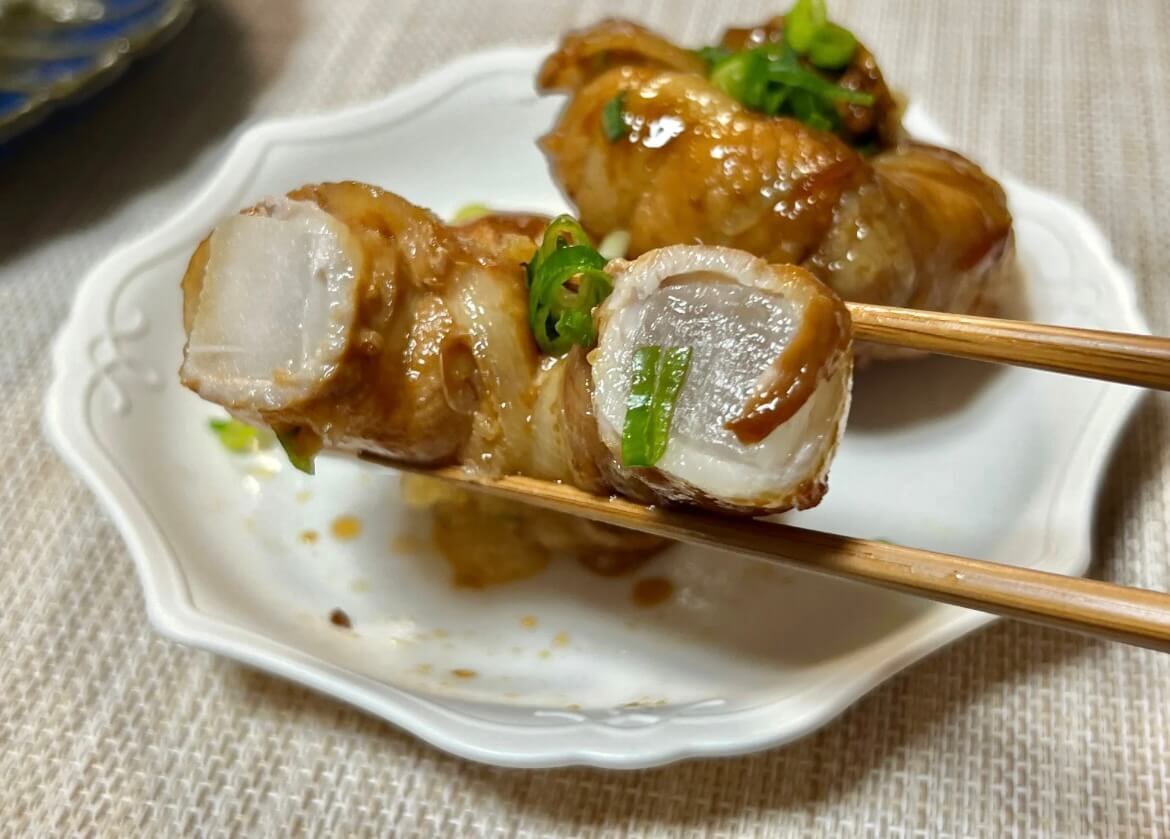 アキオさん「豚巻き大根の塔」