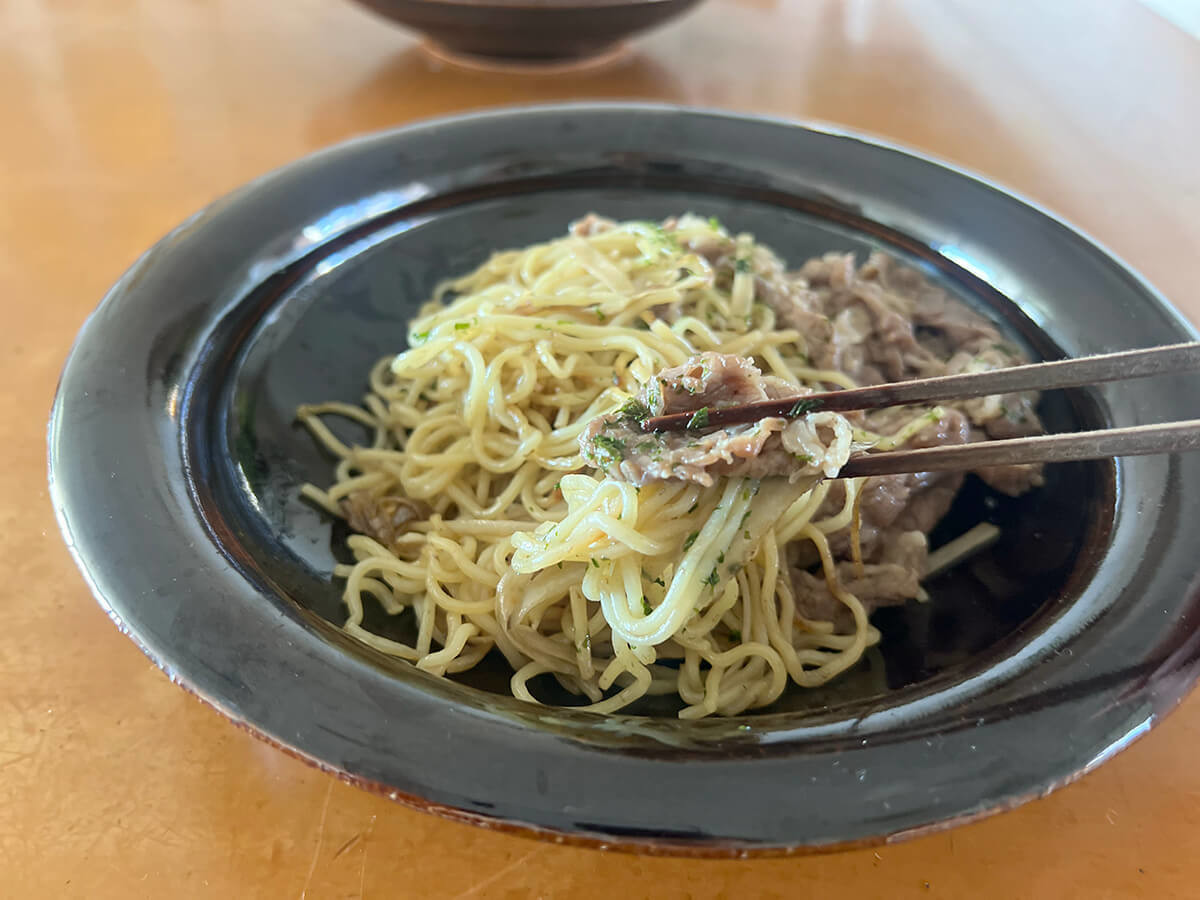 和田明日香さん「ごぼうのほったらかし焼きそば」
