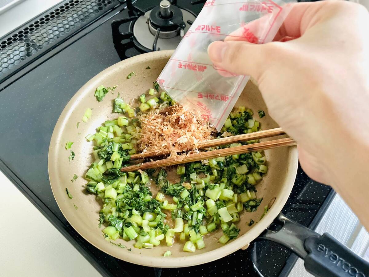 「小松菜と鰹節のふりかけ」