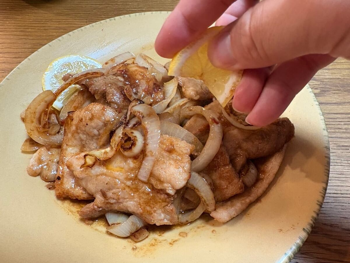 豚バラの中華風焼肉