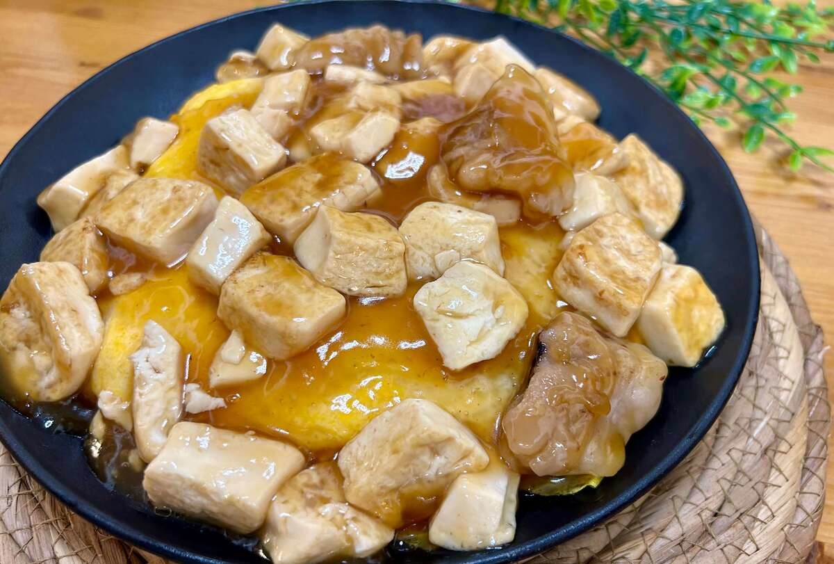 甘辛豆腐玉子丼