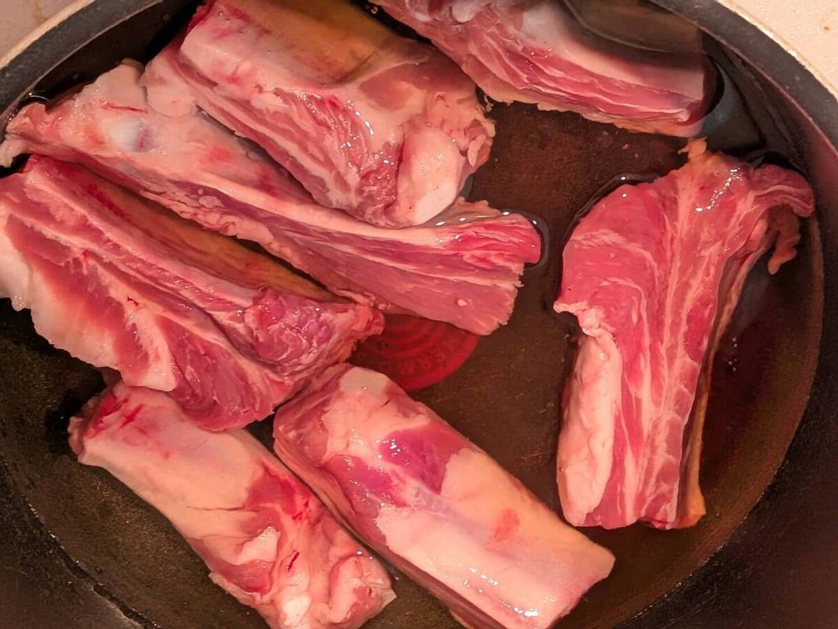 土井善晴さん「スペアリブの酢煮」