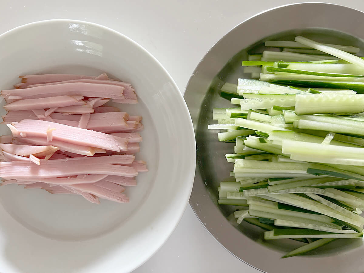 小林まさみさん「中華風春雨サラダ」