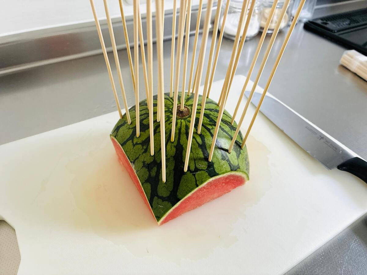 【スイカ】はこう切ればよかったのね