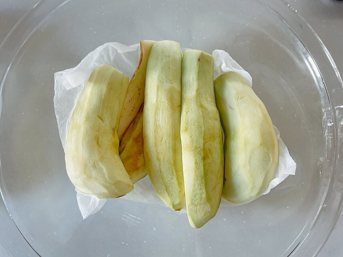 蒸しなすのやみつき大葉だれ