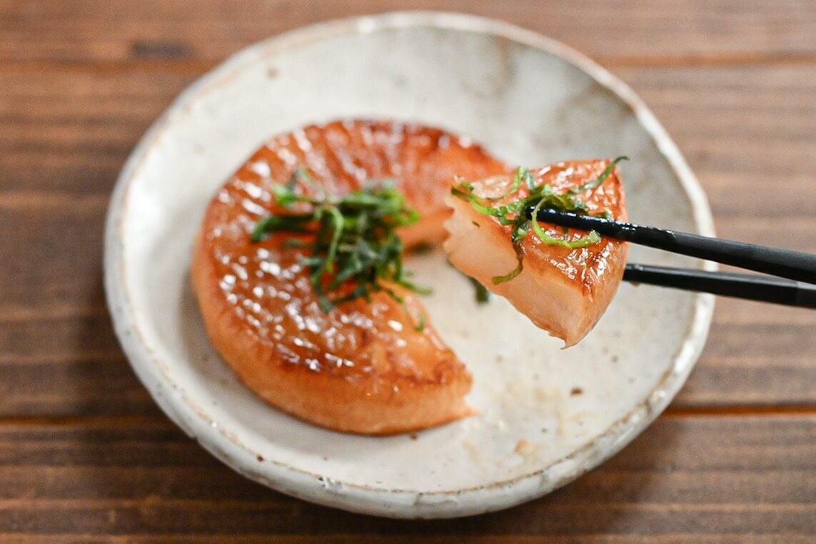 ミツカン公式「バタぽんで楽しむ！大根ステーキ」