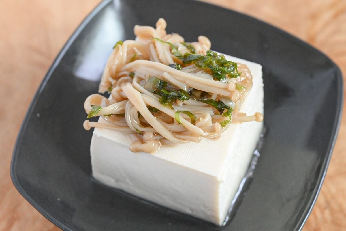 えのきのしょうがめんつゆ漬け