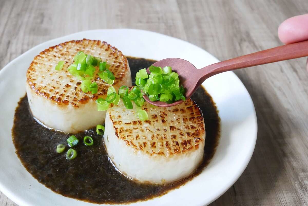 大根ステーキ のりソース