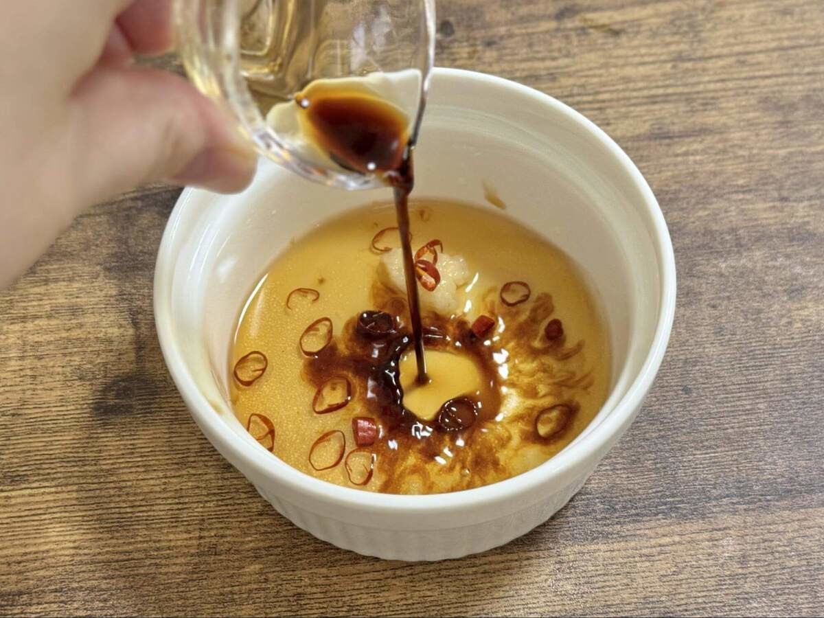 ナスつけ蕎麦
