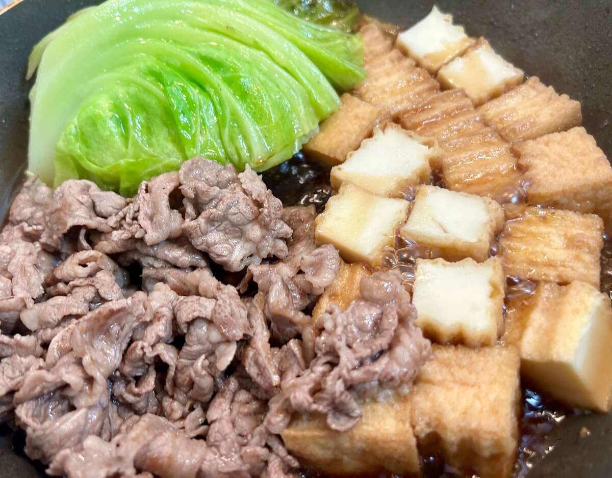 キャベツ丸ごと甘辛牛すき