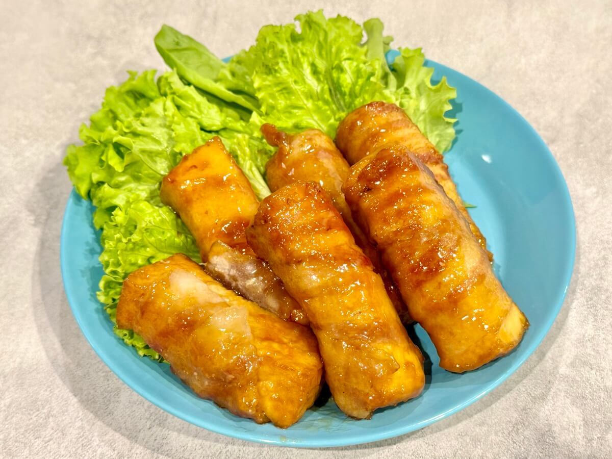 まるみキッチンさん「厚揚げと豚バラの角煮風うま煮」