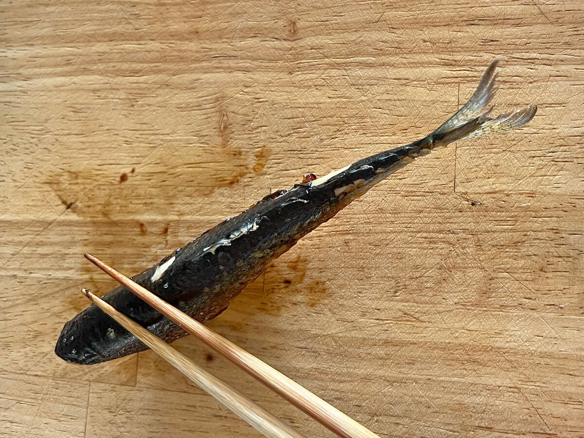 サンマの塩焼き＆炊き込みご飯