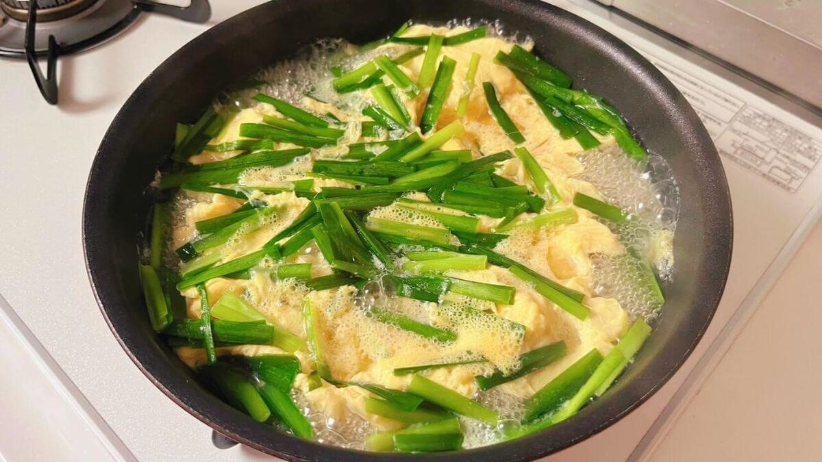 簡単ニラたまスープ