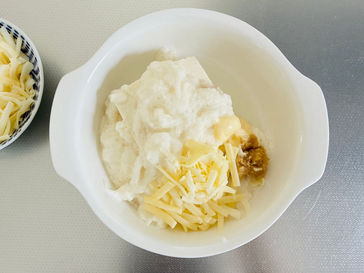 豆腐と長芋の和風グラタン