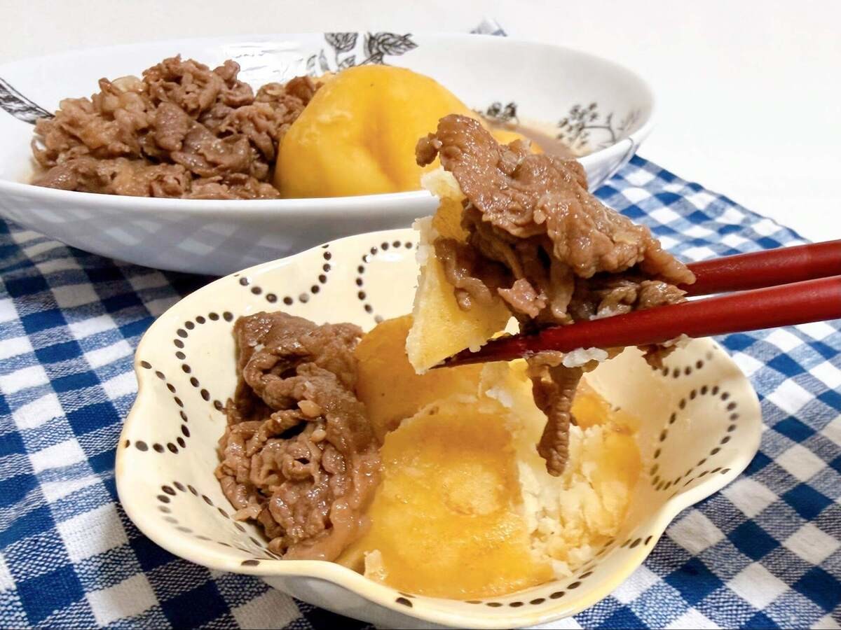 長谷川あかりさん「シンプル肉じゃが」