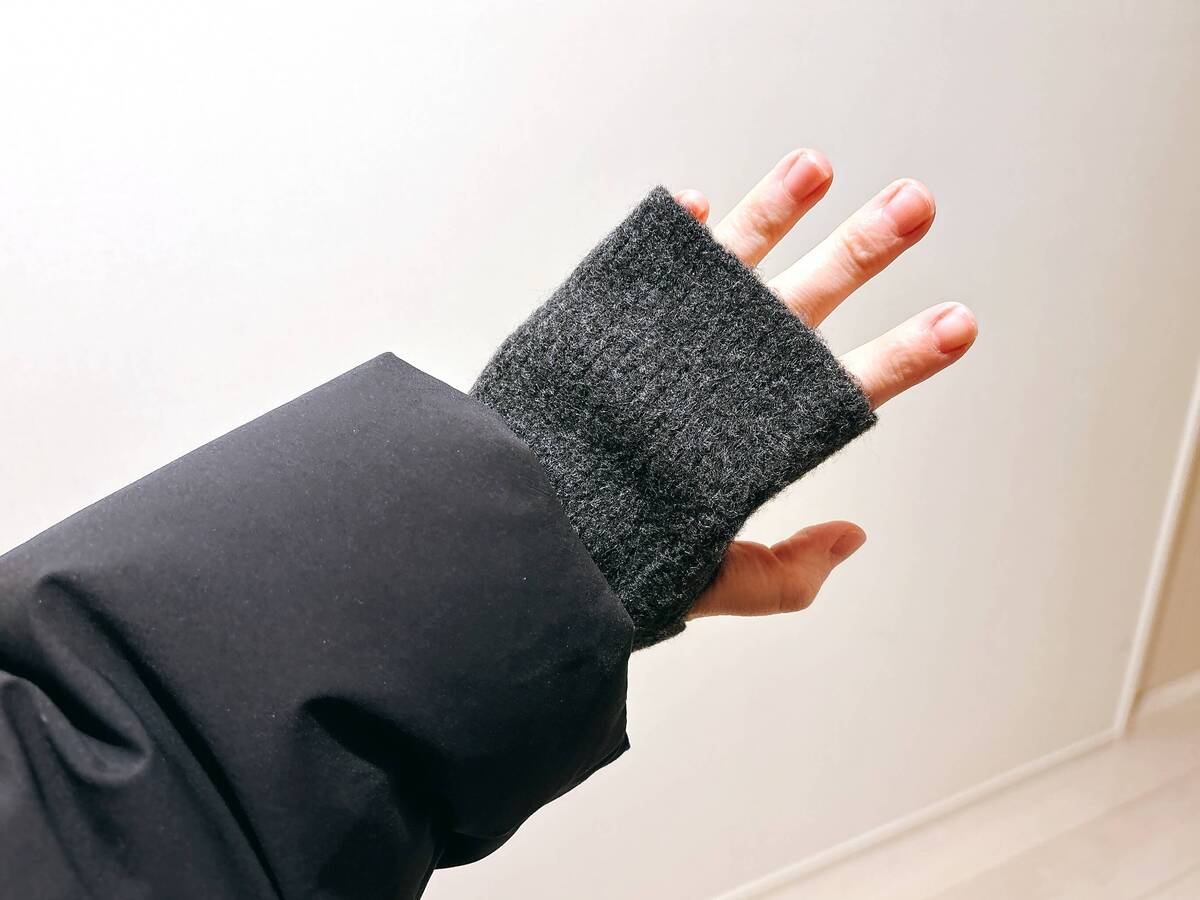 スフレヤーンニットアームウォーマー