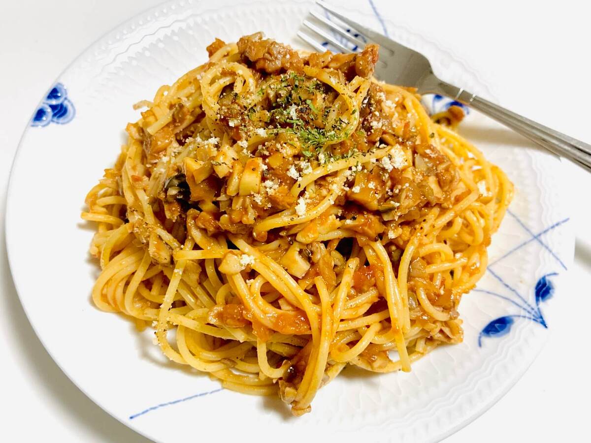 パパイズムさん「きのこで作るミートじゃないソース」