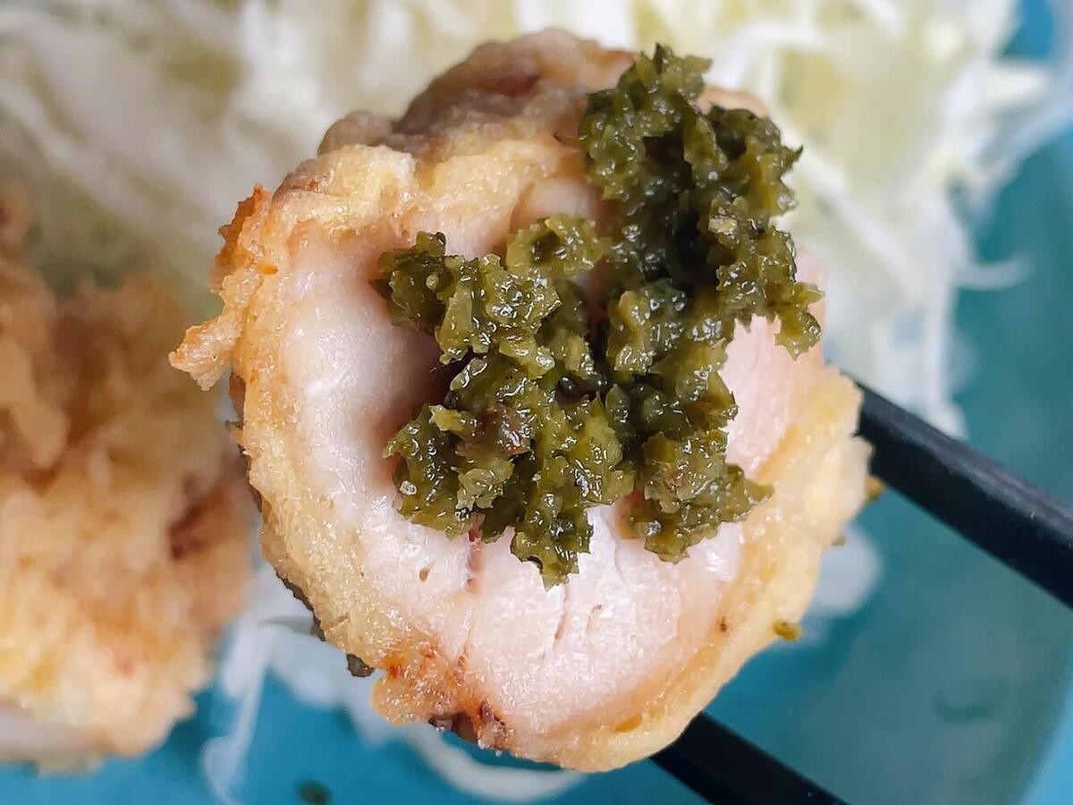 「とり天×柚子胡椒」試してみた