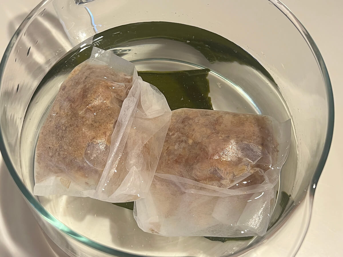 厚揚げの肉詰め煮