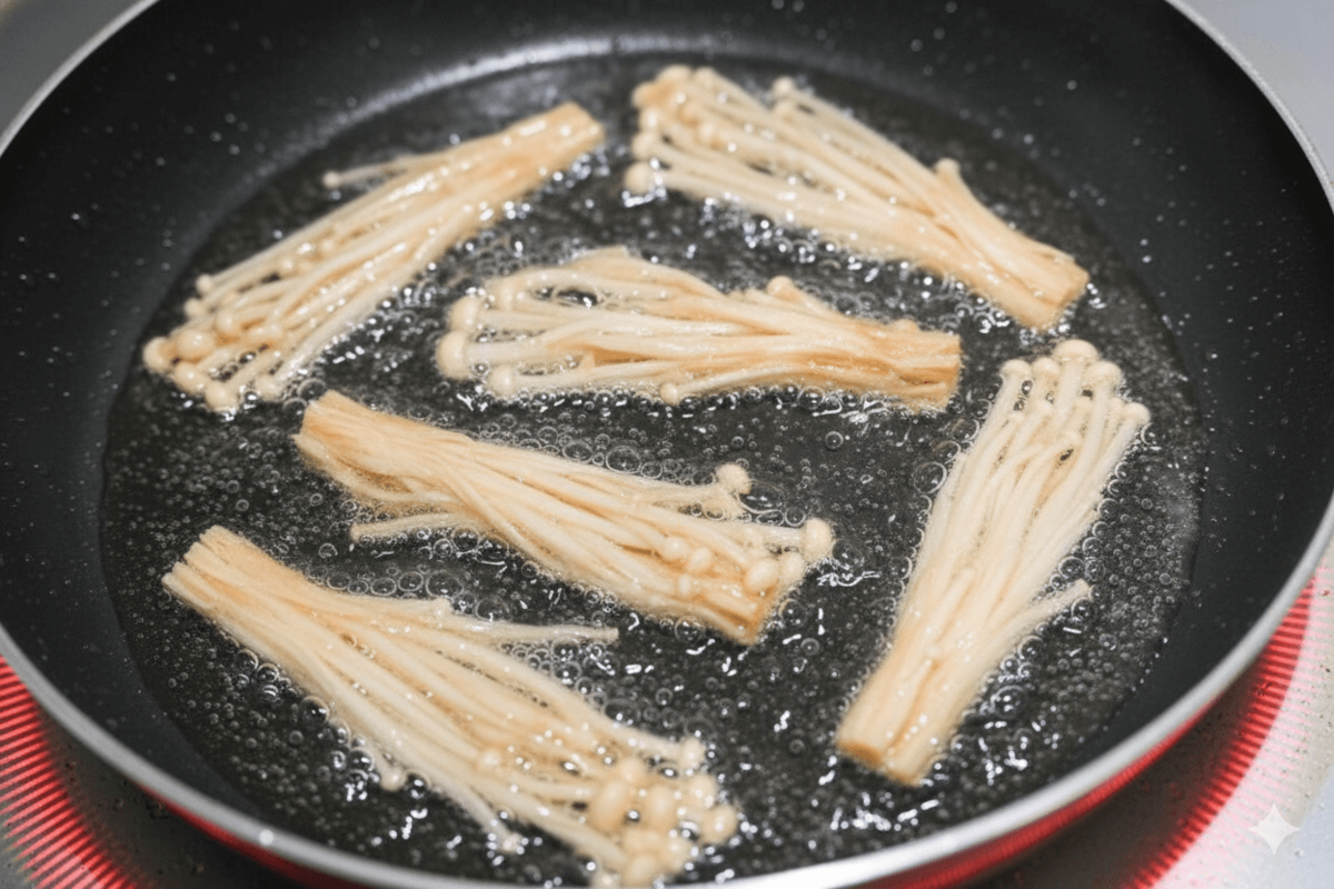 「えのきの唐揚げ」