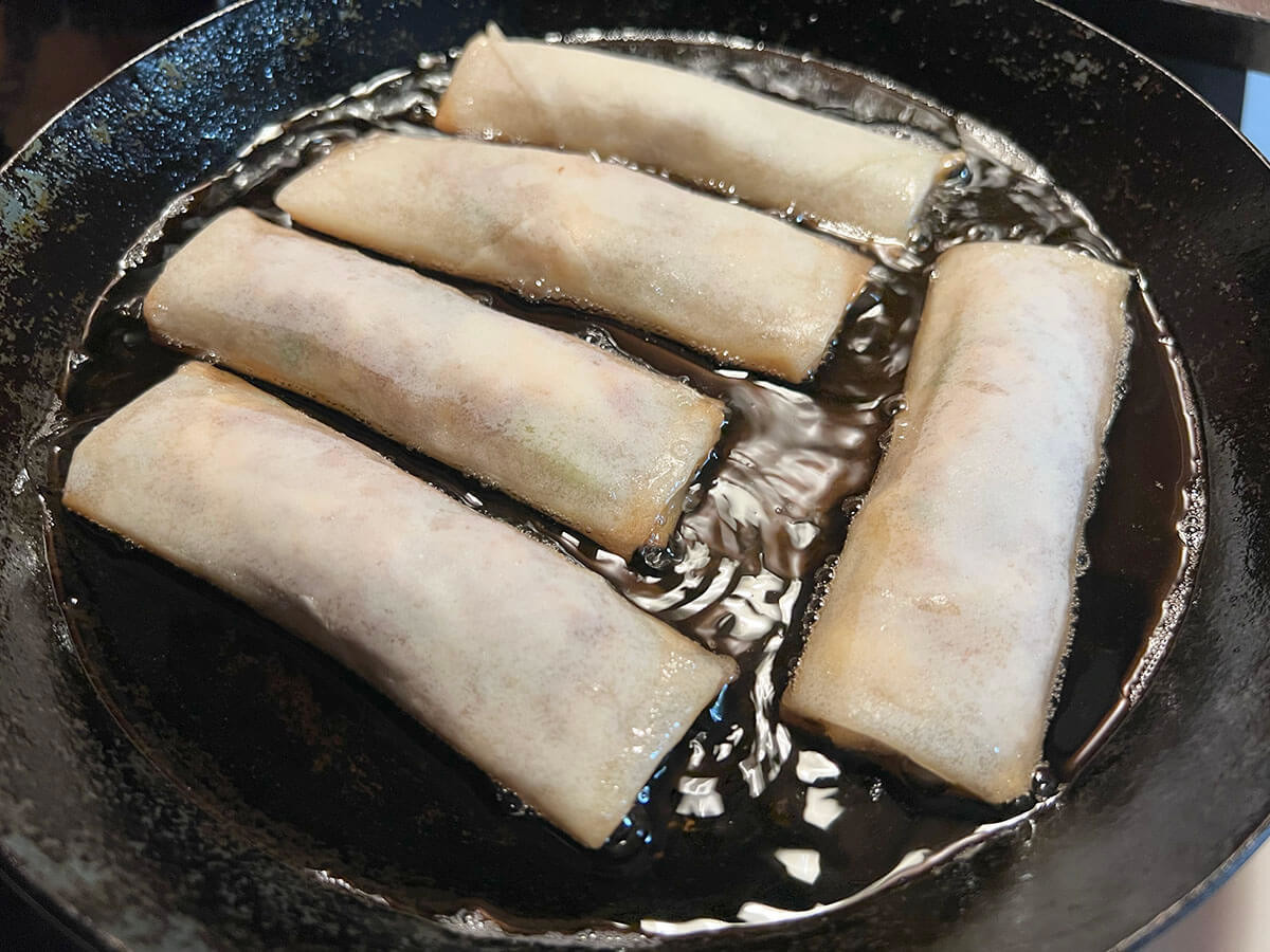 DAIGOも台所「豚挽き肉ともやしの春巻」