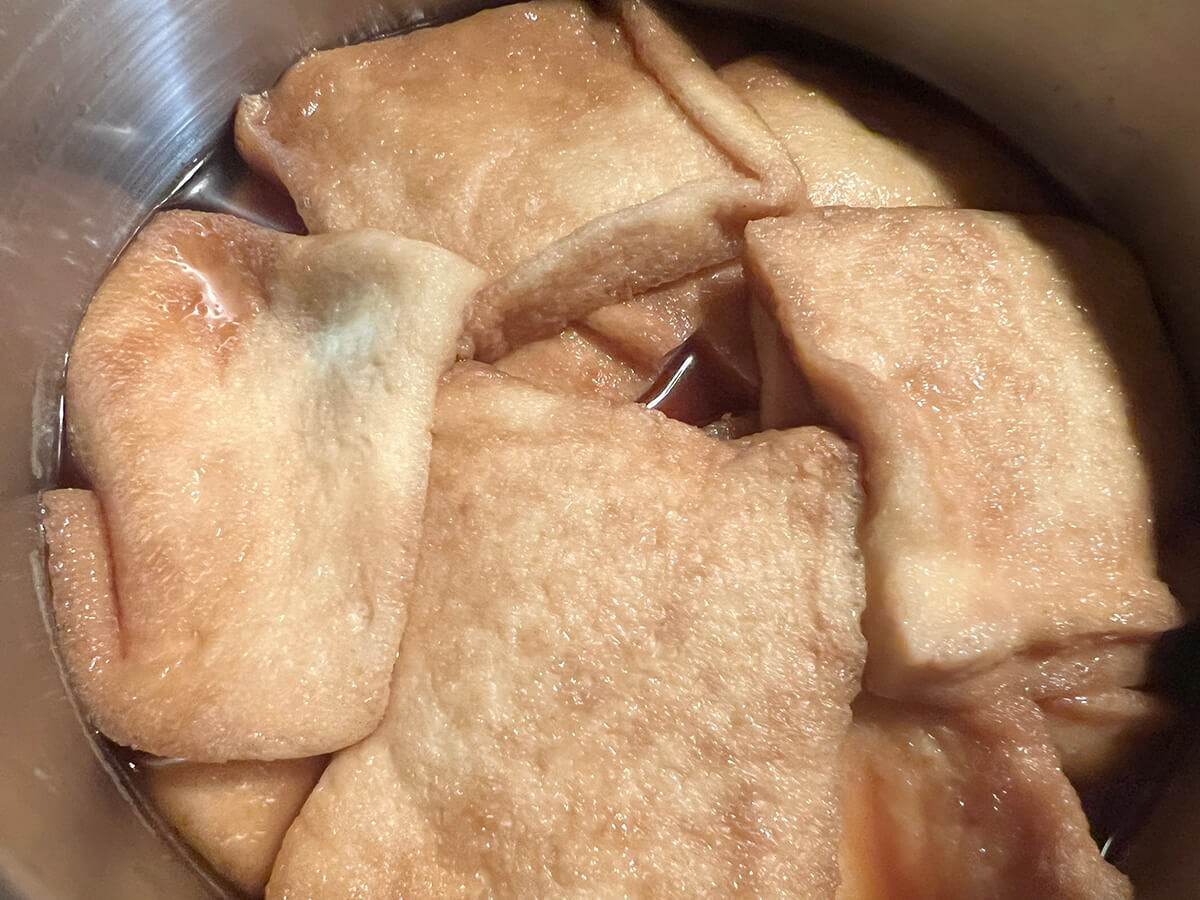 油揚げの炊いたん