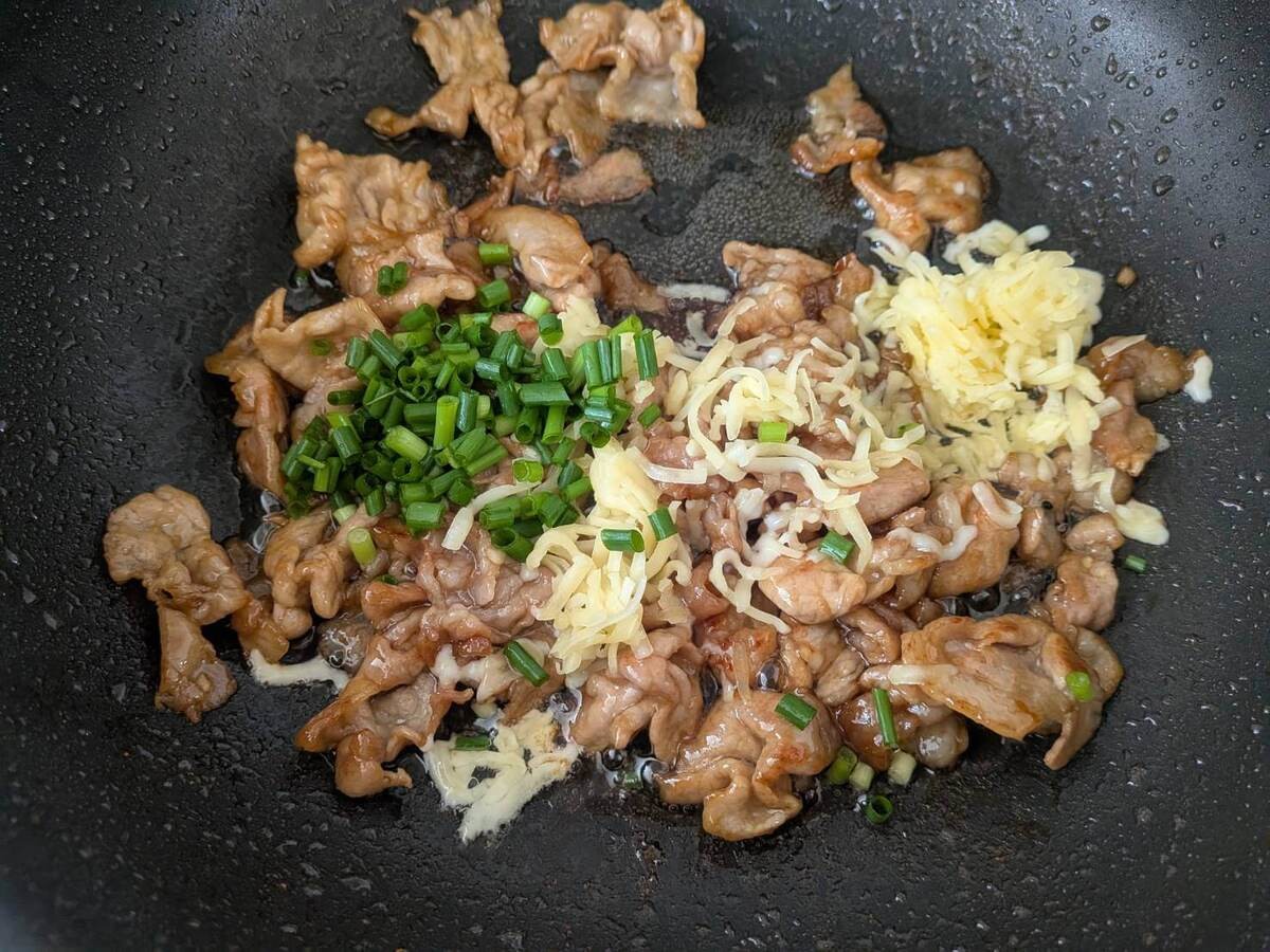 照りマヨ豚肉チーズ焼き
