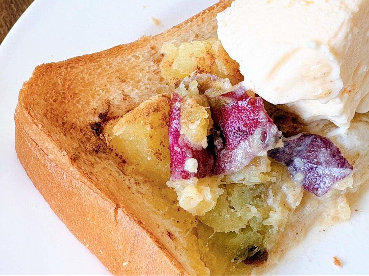 ヘコパン芋アイス