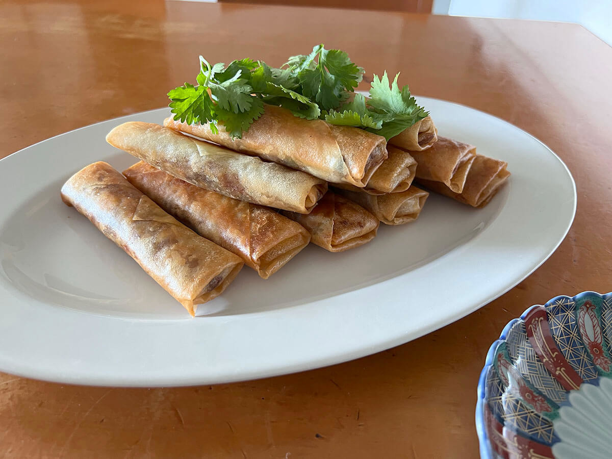 DAIGOも台所「豚挽き肉ともやしの春巻」