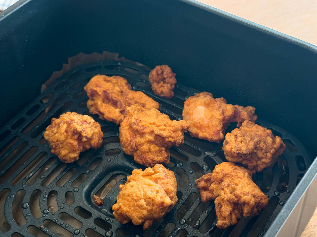 【業務スーパーの冷凍唐揚げ】をノンフライヤーで食べ比べ