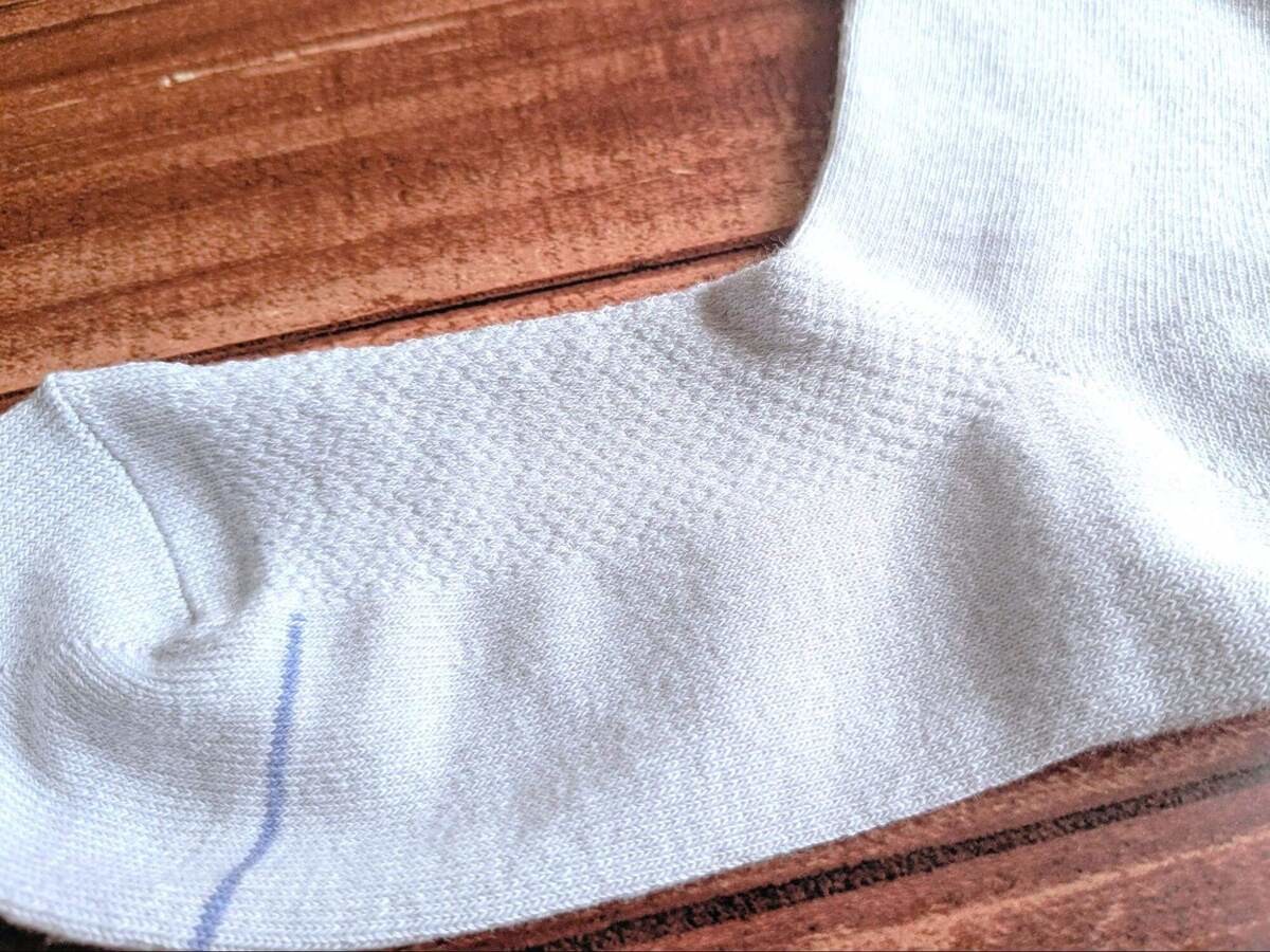 無印良品「足なり直角　さらっと綿靴下」
