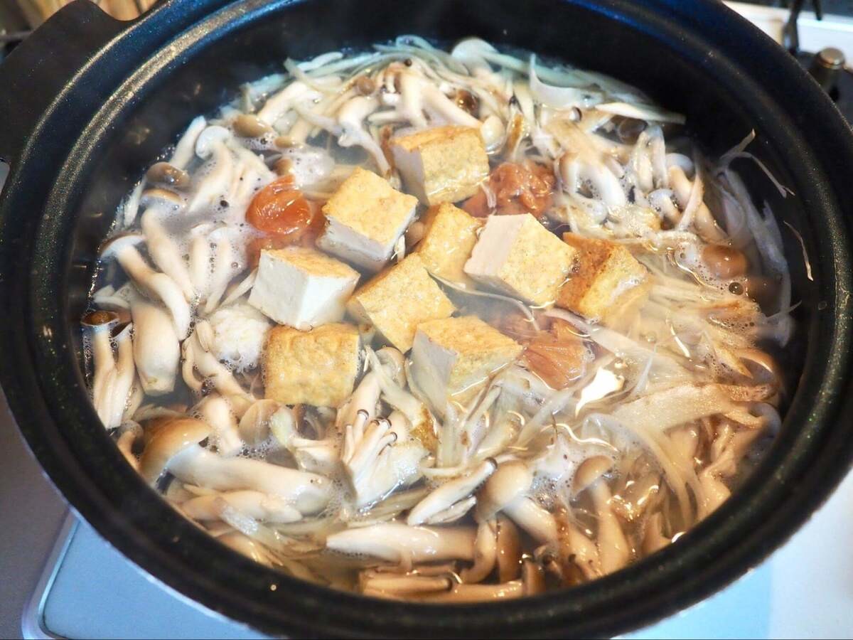 藤井恵さん直伝「ホタテ缶と厚揚げの鍋」の作り方
