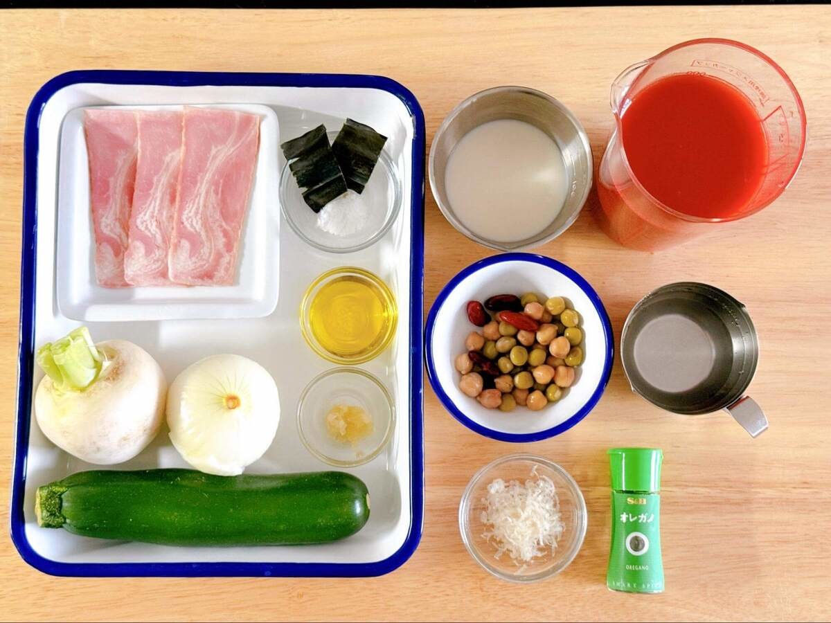 和田明日香さん「技ありミネストローネ」のレシピ